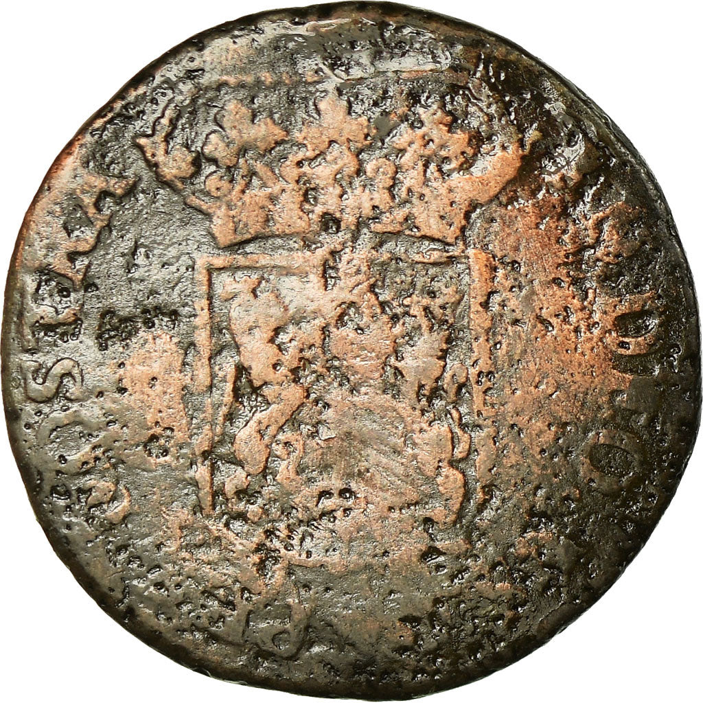 Coin, Netherlands, GELDERLAND, Duit, 1760, VF(20-25), Copper, KM:93