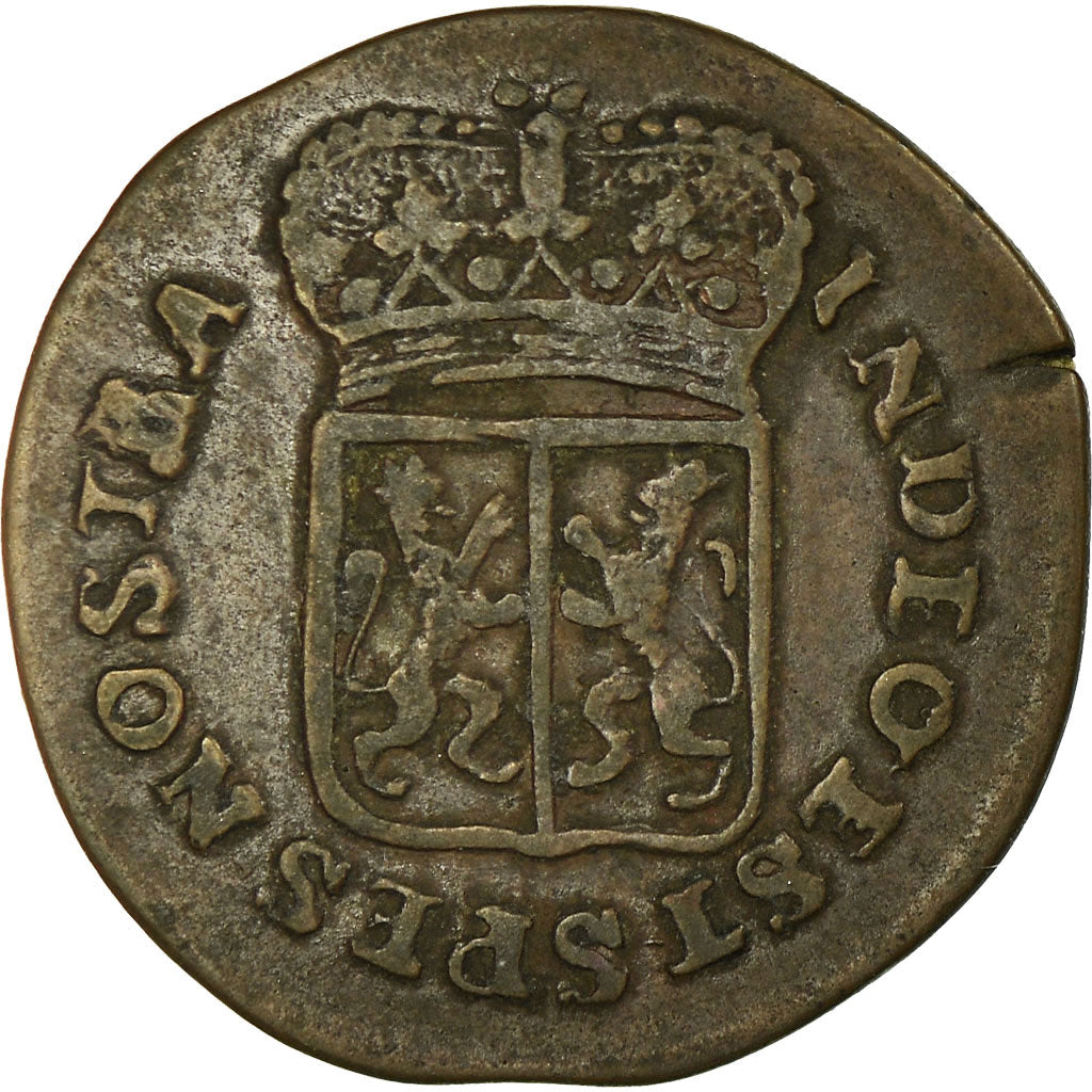 Coin, Netherlands, GELDERLAND, Duit, 1783, VF(30-35), Copper, KM:105