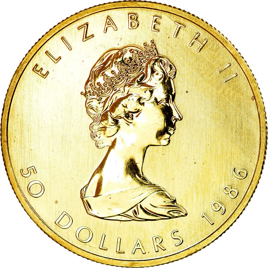 Coin, Canada, Elizabeth II, 50 Dollars, 1986, Royal Canadian Mint, Ottawa