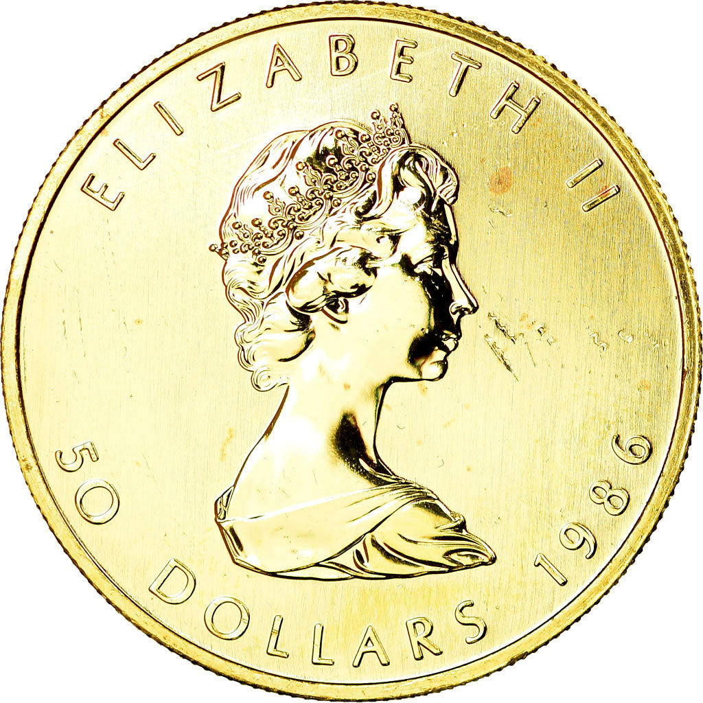Coin, Canada, Elizabeth II, 50 Dollars, 1986, Royal Canadian Mint, Ottawa