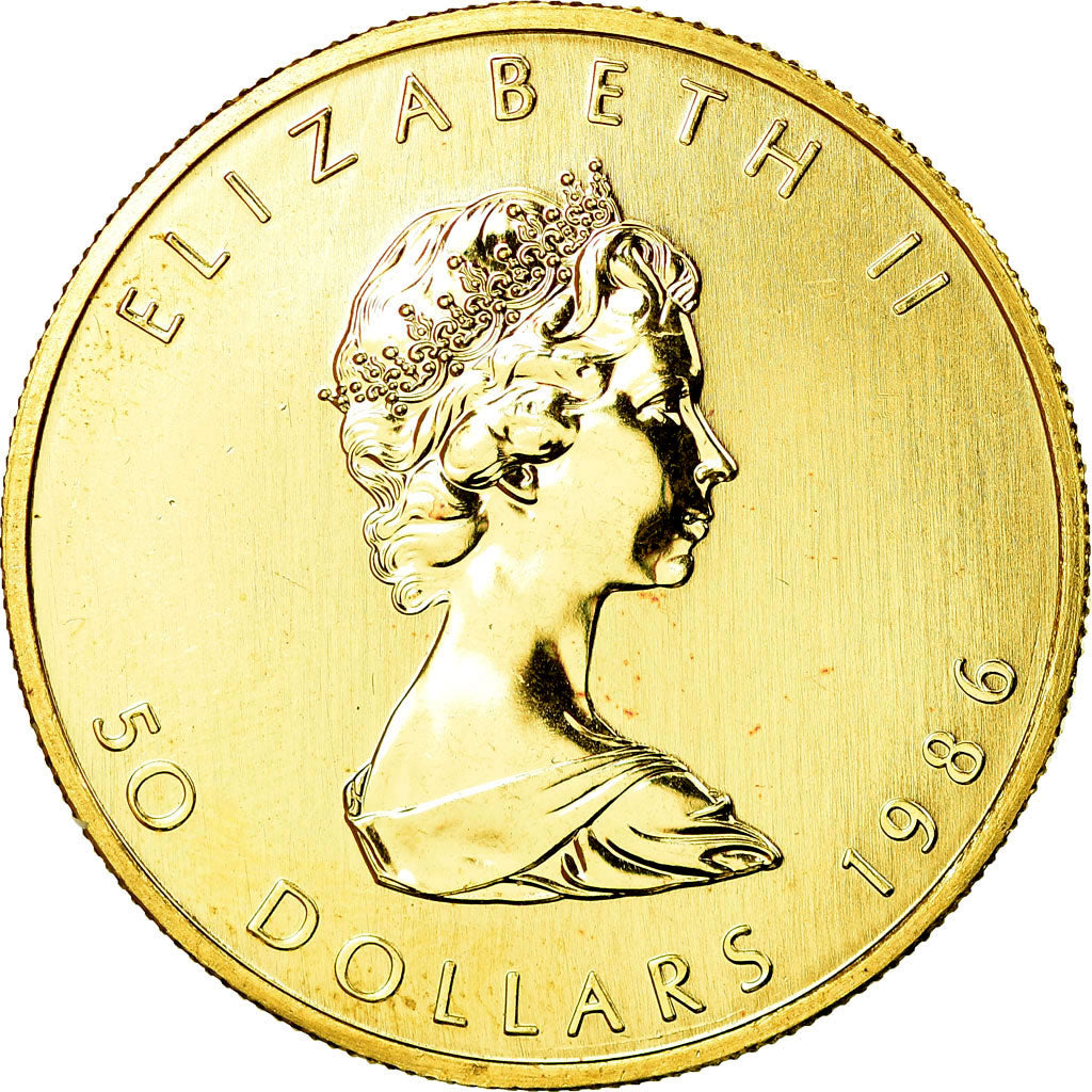 Coin, Canada, Elizabeth II, 50 Dollars, 1986, Royal Canadian Mint, Ottawa