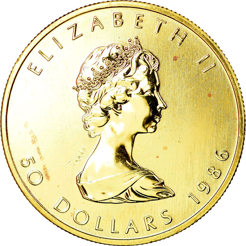 Coin, Canada, Elizabeth II, 50 Dollars, 1986, Royal Canadian Mint, Ottawa