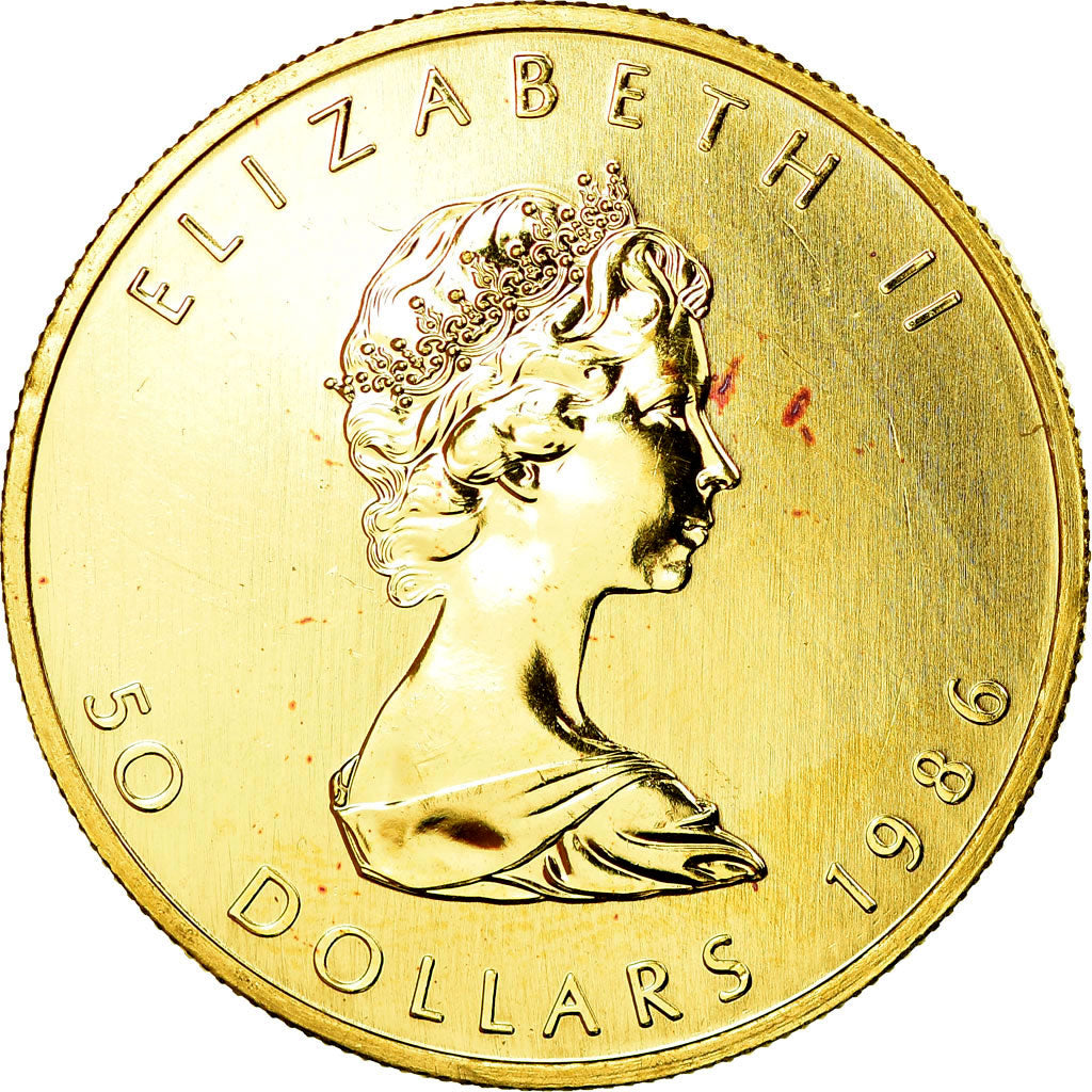 Coin, Canada, Elizabeth II, 50 Dollars, 1986, Royal Canadian Mint, Ottawa