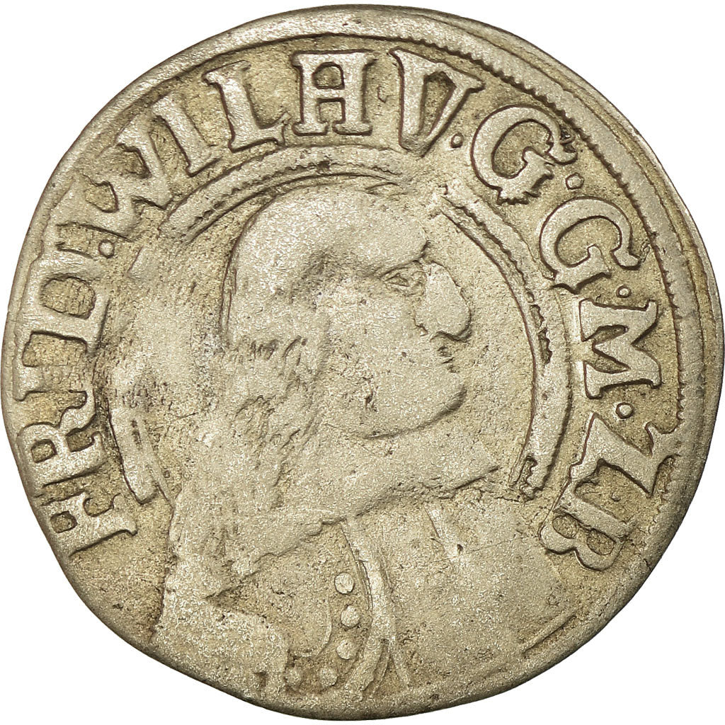 Coin, German States, Friedrich Wilhelm, 1/24 Thaler, Groschen, 1649, VF(20-25)