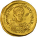Coin, Justinian I, Solidus, 527-565 AD, Constantinople, AU(55-58), Gold