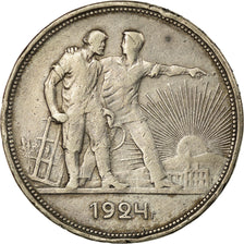 Moneta, Russia, Rouble, 1924, BB, Argento, KM:90.1