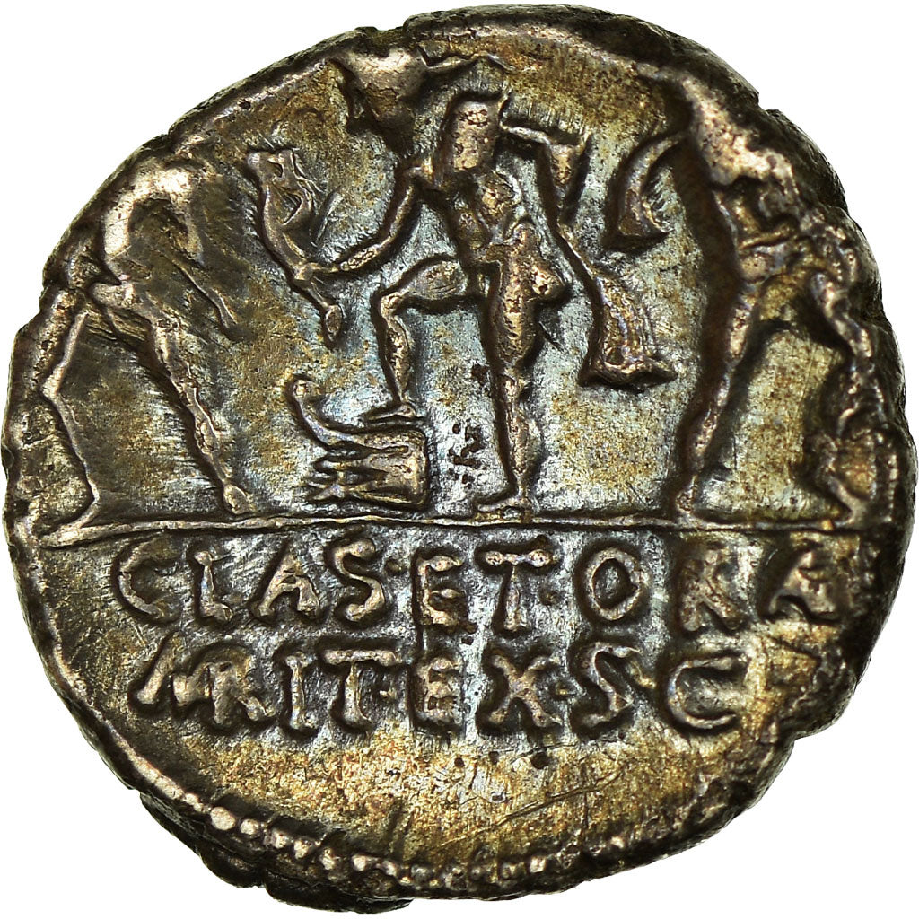 Coin, Sextus Pompey, Denarius, Sicily, AU(50-53), Silver, Crawford:511/3a