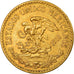 Coin, Mexico, 20 Pesos, 1918, Mexico City, AU(55-58), Gold, KM:478