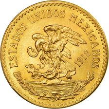 Münze, Mexiko, 20 Pesos, 1918, Mexico City, VZ, Gold, KM:478