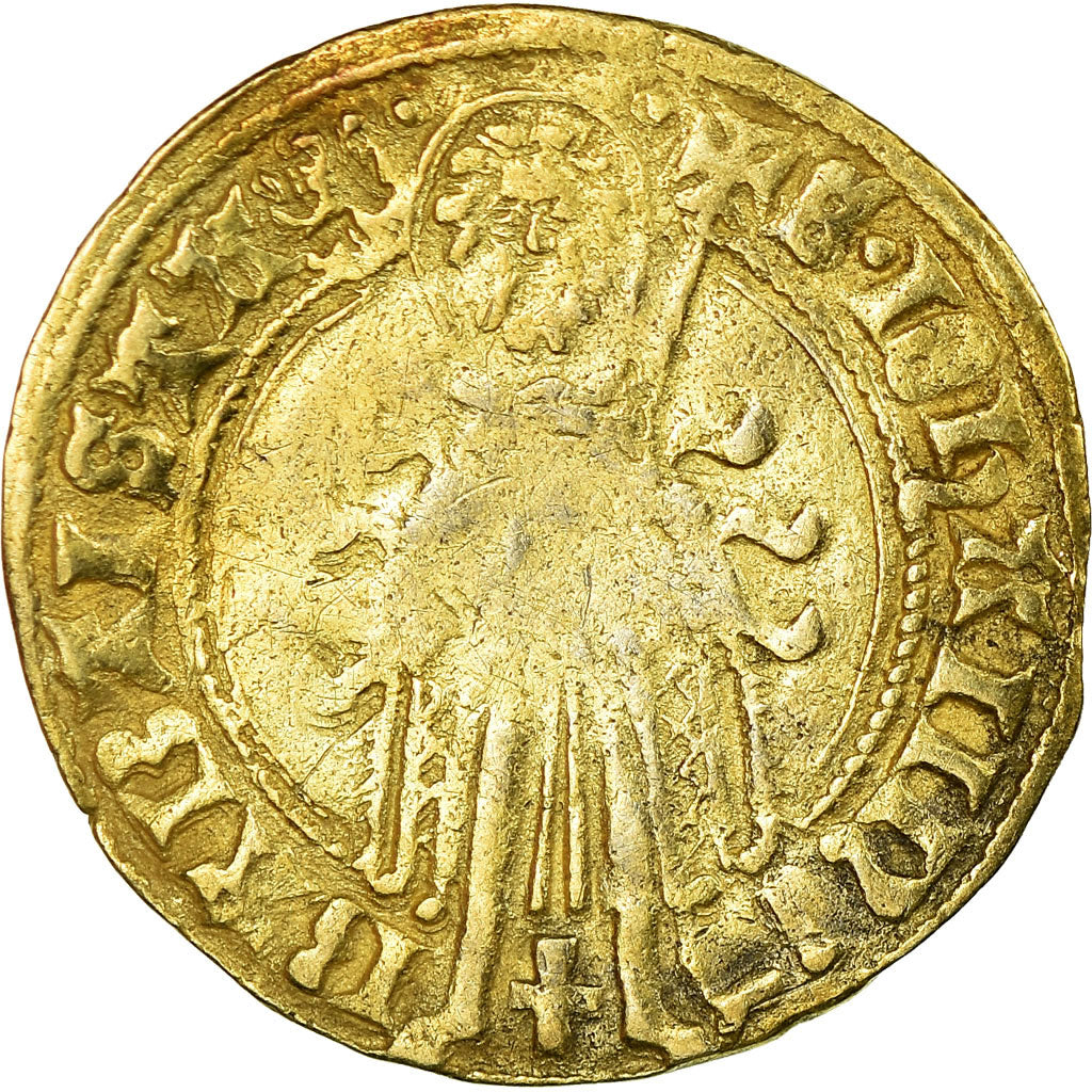 Moneda, Países Bajos, Arnold Van Egmond (1423-1472), Goldgulden, BC+, Oro