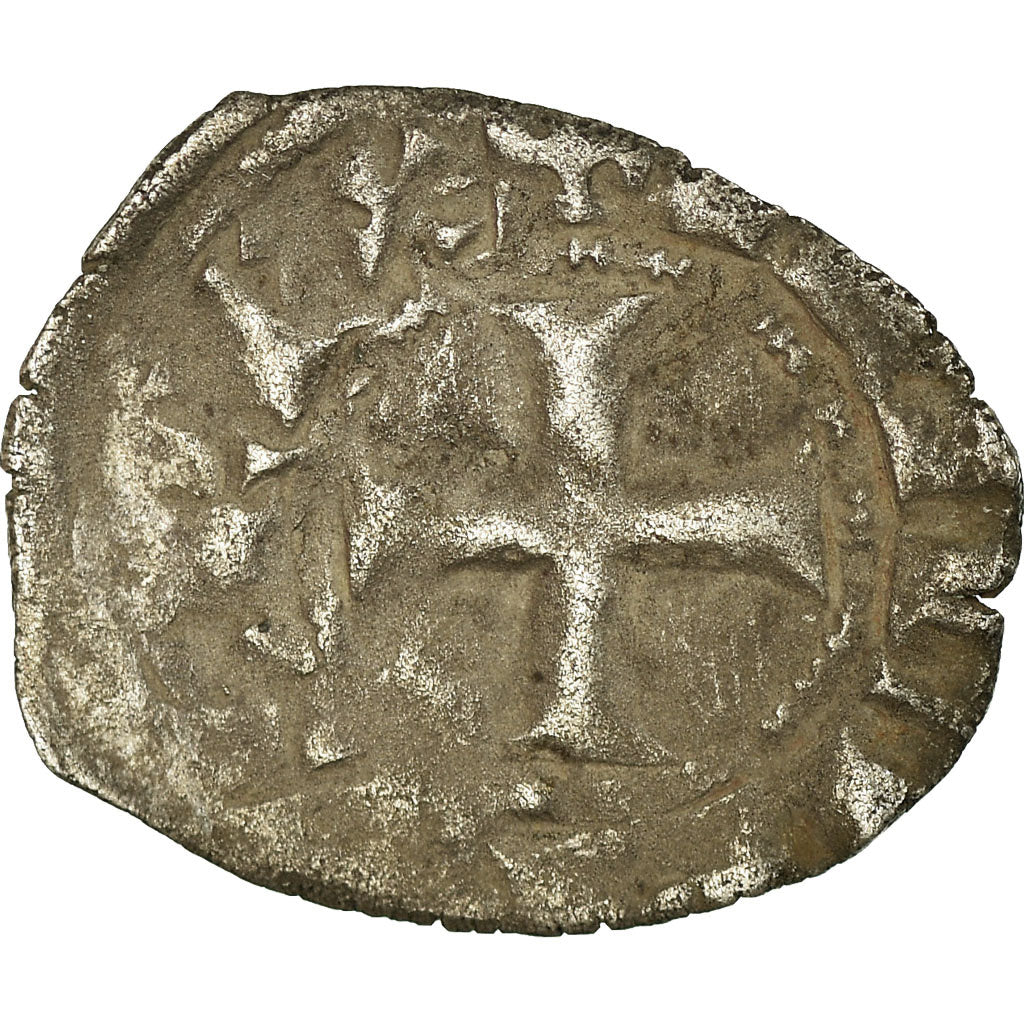 Moneda, Francia, Philip IV, Obole tournois, BC+, Vellón, Duplessy:224