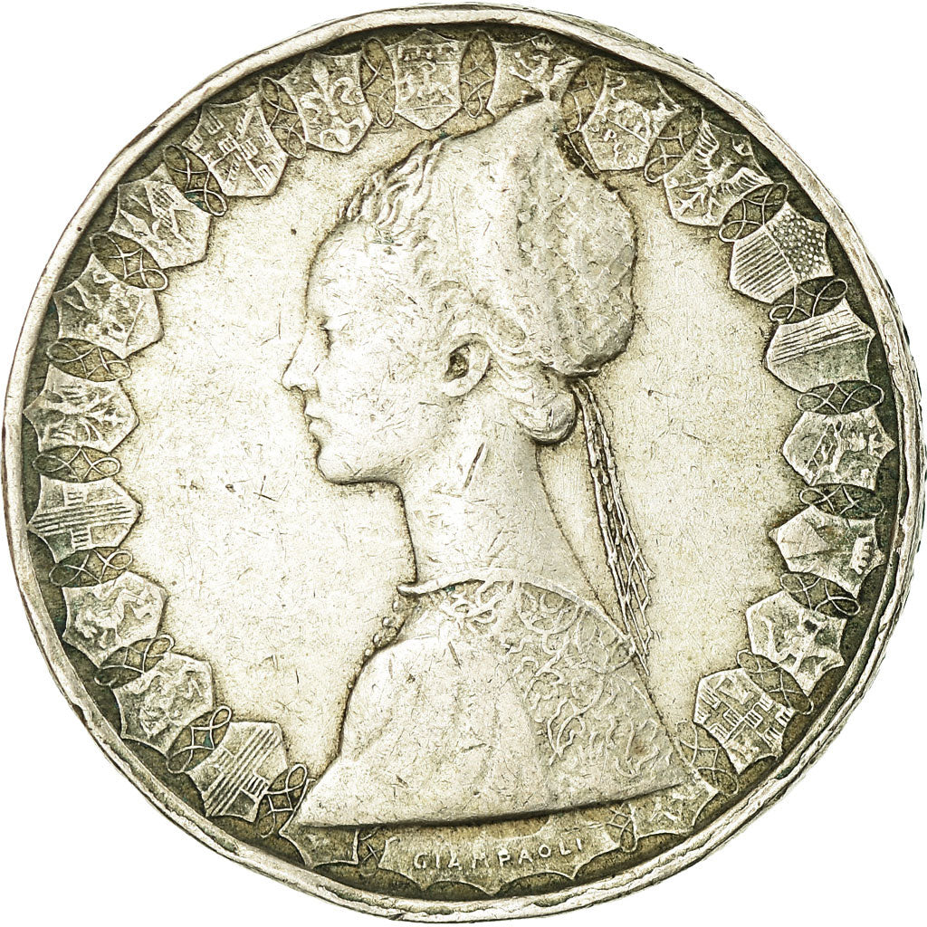 Coin, Italy, 500 Lire, 1959, Rome, AU(50-53), Silver, KM:98