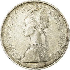 Coin, Italy, 500 Lire, 1960, Rome, AU(55-58), Silver, KM:98