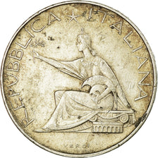 Coin, Italy, 500 Lire, 1961, Rome, AU(50-53), Silver, KM:99