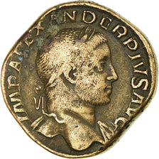 Moneta, Severus Alexander, Sesterzio, Rome, MB+, Bronzo, RIC:648