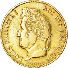 Monnaie, France, Louis-Philippe, 40 Francs, 1833, Paris, TB, Or, Gadoury:1106