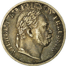 Munten, Duitse staten, PRUSSIA, Wilhelm I, Thaler, 1866, Berlin, ZF, Zilver