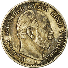 Coin, German States, PRUSSIA, Wilhelm I, 2 Mark, 1876, Berlin, EF(40-45)