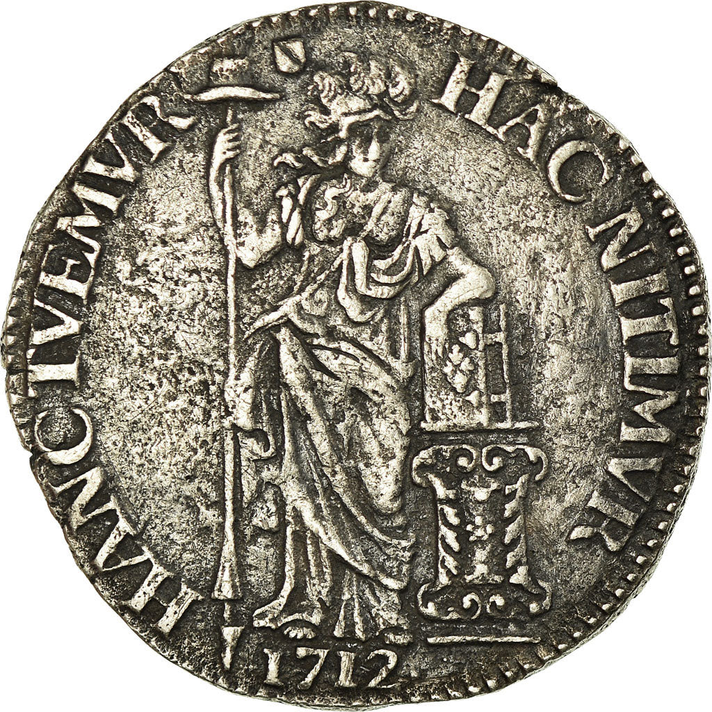 Coin, Netherlands, UTRECHT, Gulden, 1712, Utrecht, EF(40-45), Silver, KM:76