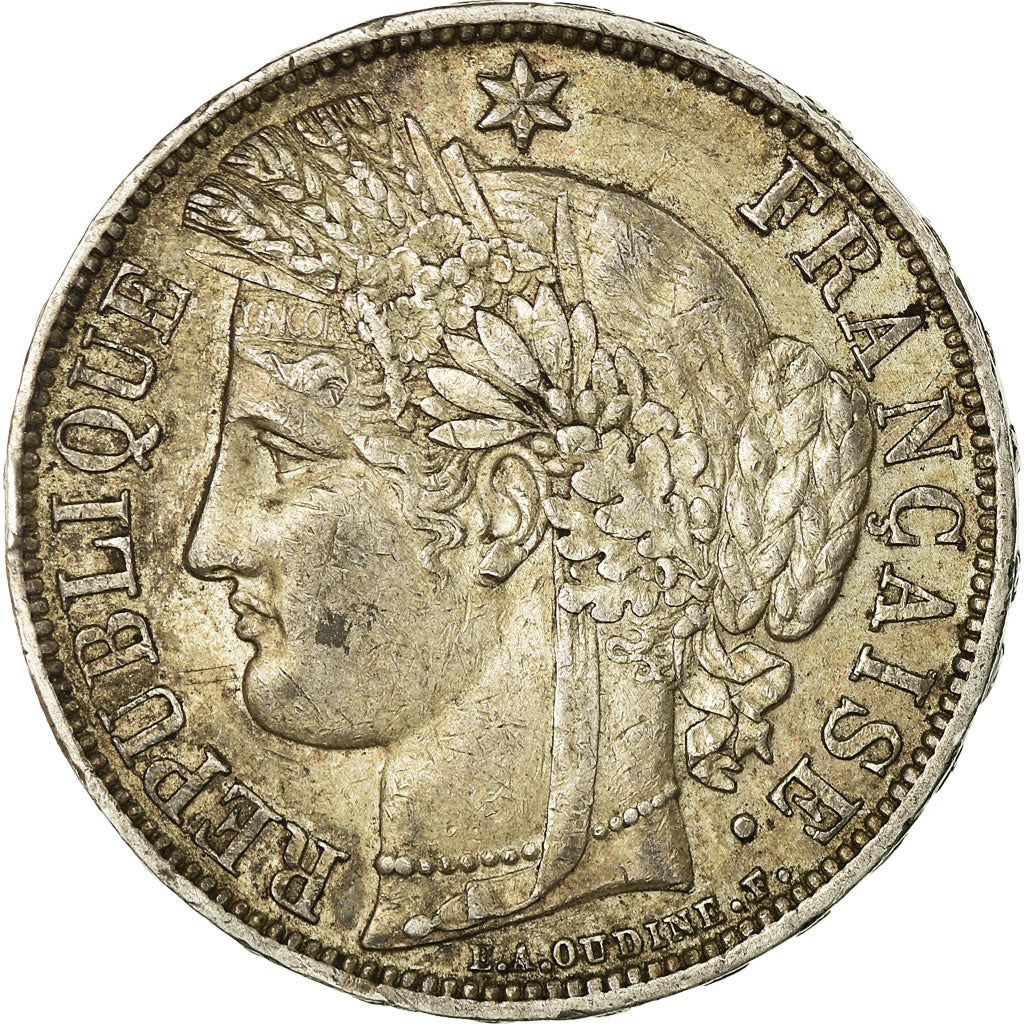 Monnaie, France, Cérès, 5 Francs, 1870, Paris, TTB, Argent, Gadoury:743