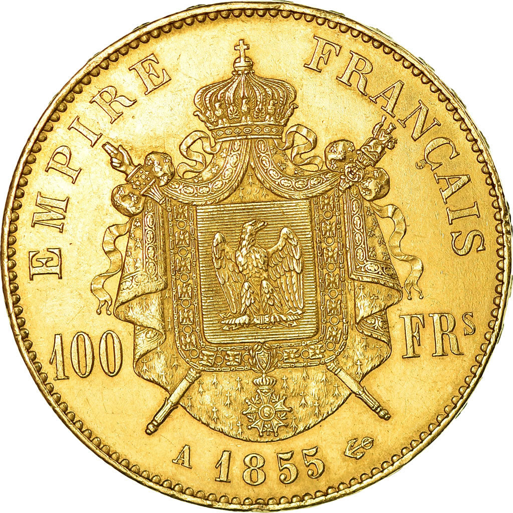Münze, Frankreich, Napoleon III, Napoléon III, 100 Francs, 1855, Paris, SS