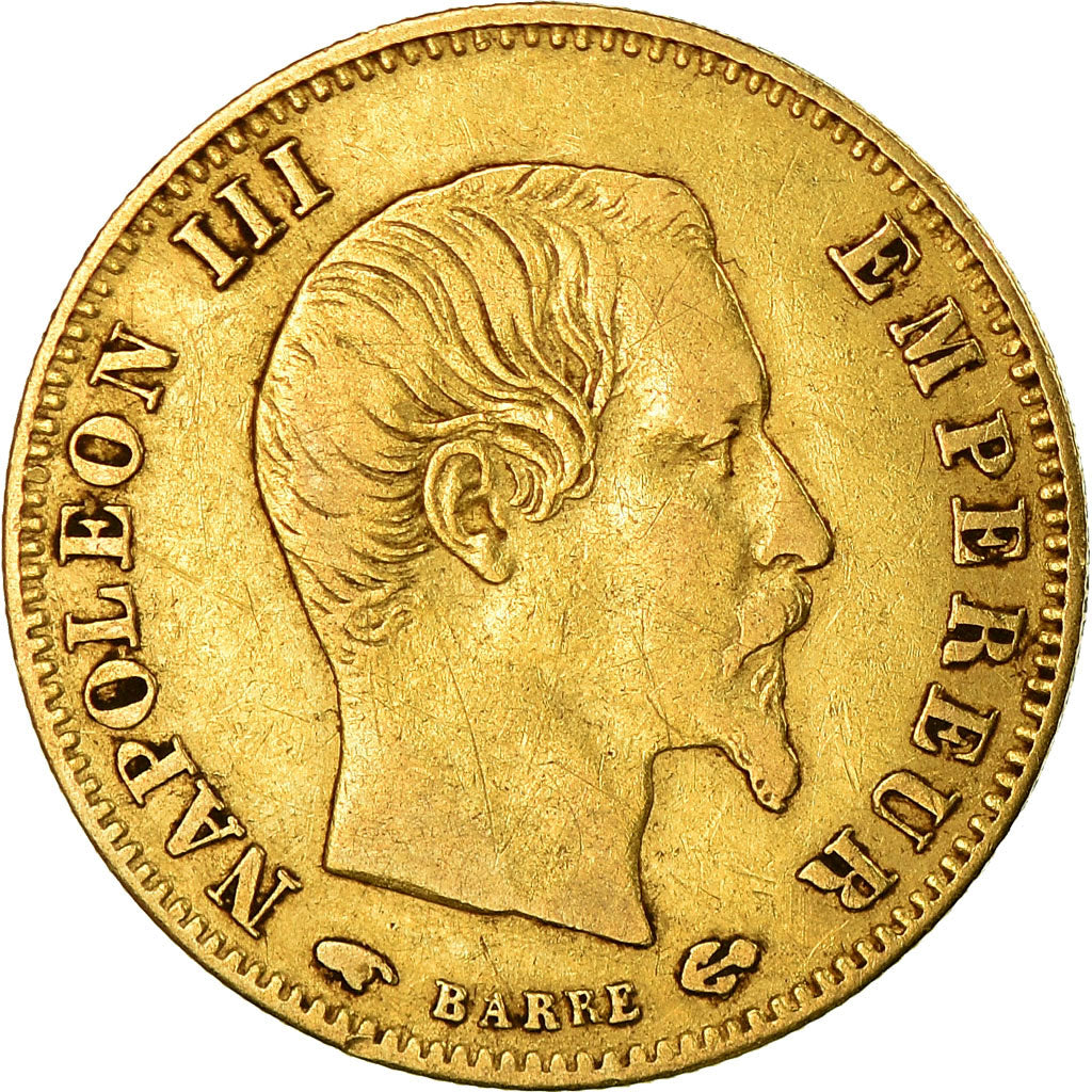 Münze, Frankreich, Napoleon III, Napoléon III, 5 Francs, 1859, Paris, S, Gold