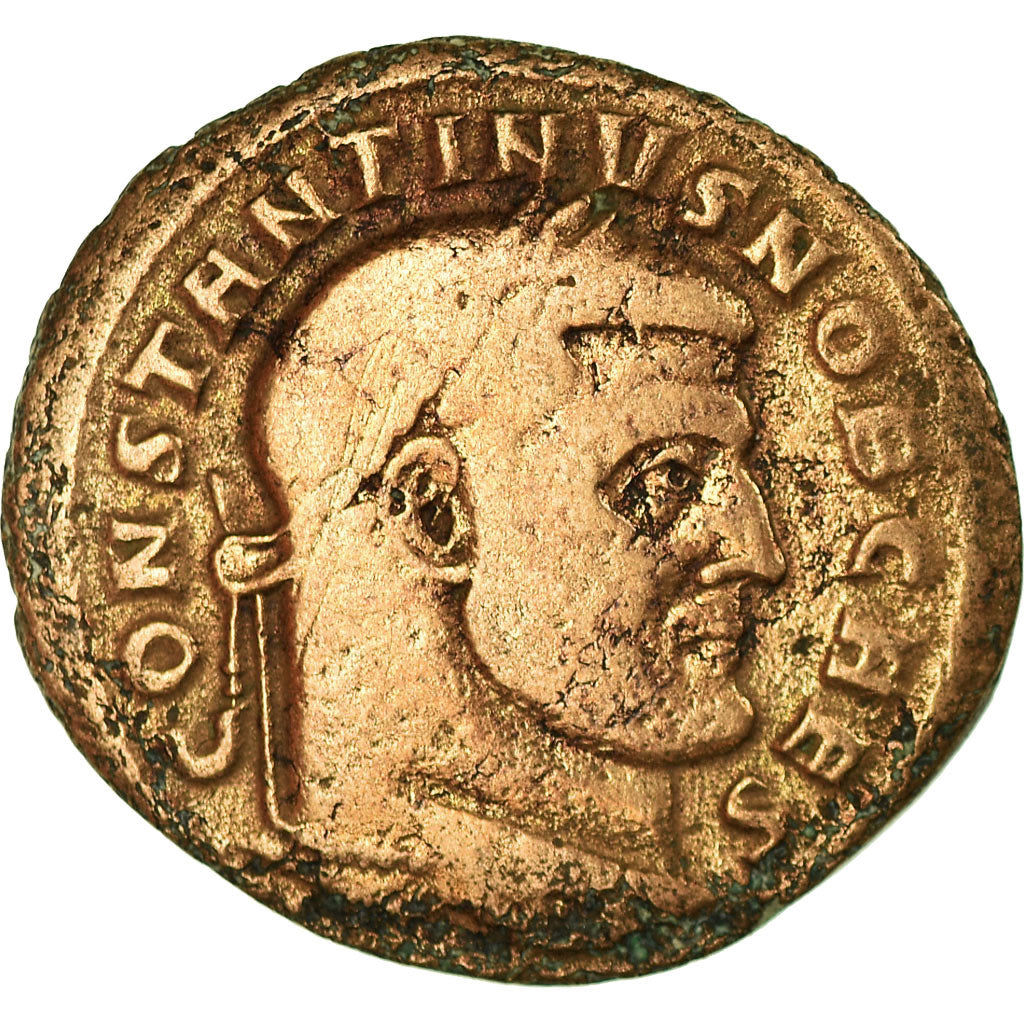 Coin, Constantine I, Follis, Carthage, VF(20-25), Copper, RIC:61