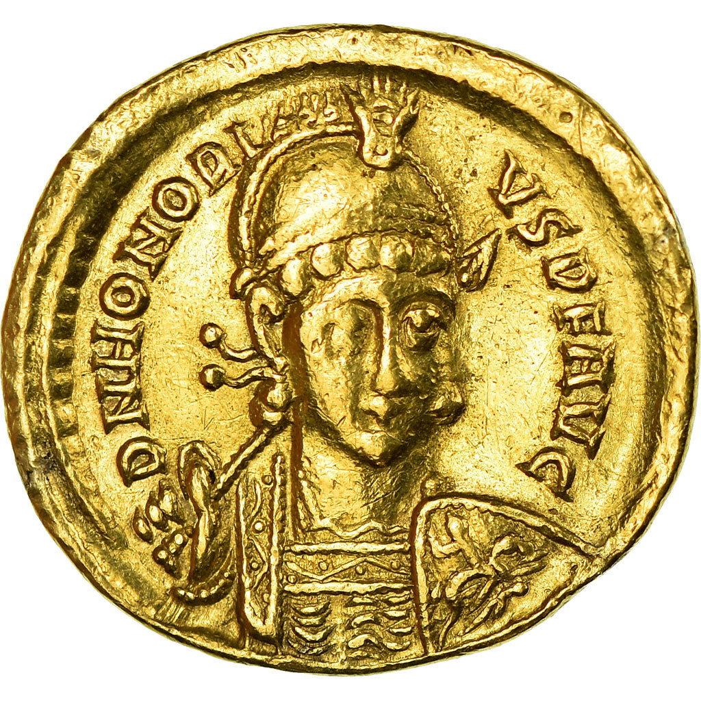 Monnaie, Honorius, Solidus, Constantinople, TTB+, Or, RIC:8