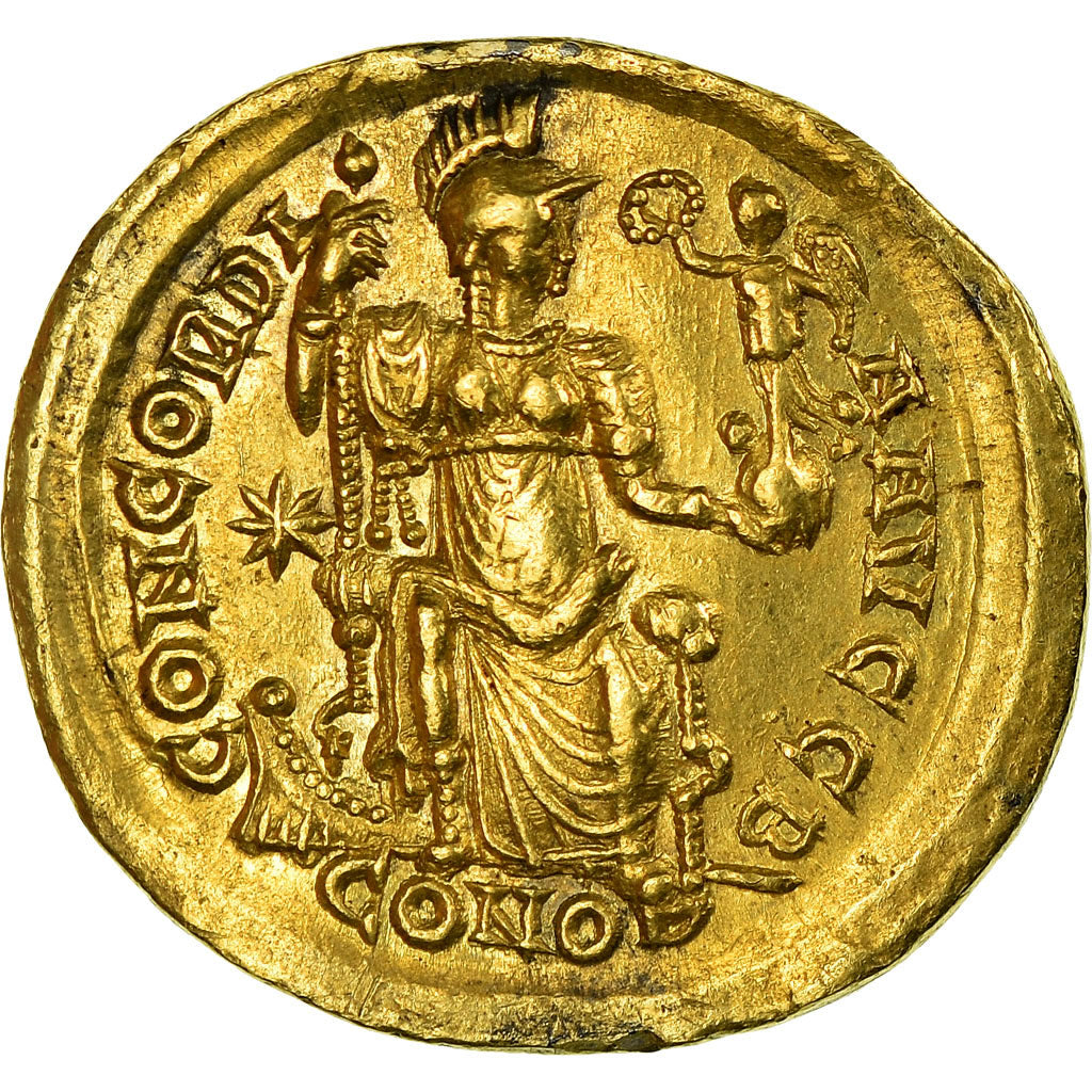 Monnaie, Honorius, Solidus, Constantinople, TTB+, Or, RIC:8