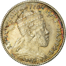 Coin, Ethiopia, Menelik II, Gersh, 1903, Paris, AU(50-53), Silver, KM:12