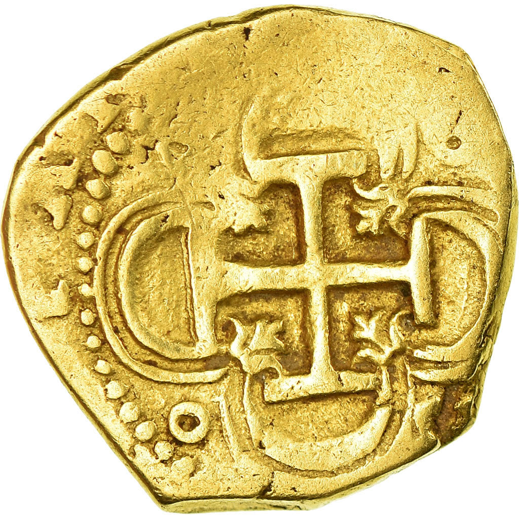 Moneta, Spagna, 2 Escudos, Seville, MB+, Oro