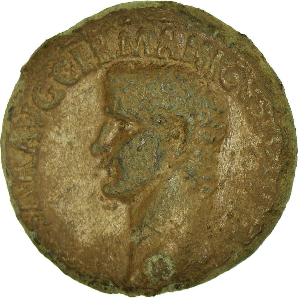Moneta, Germanicus, As, 37-38, Rome, MB, Bronzo, RIC:38
