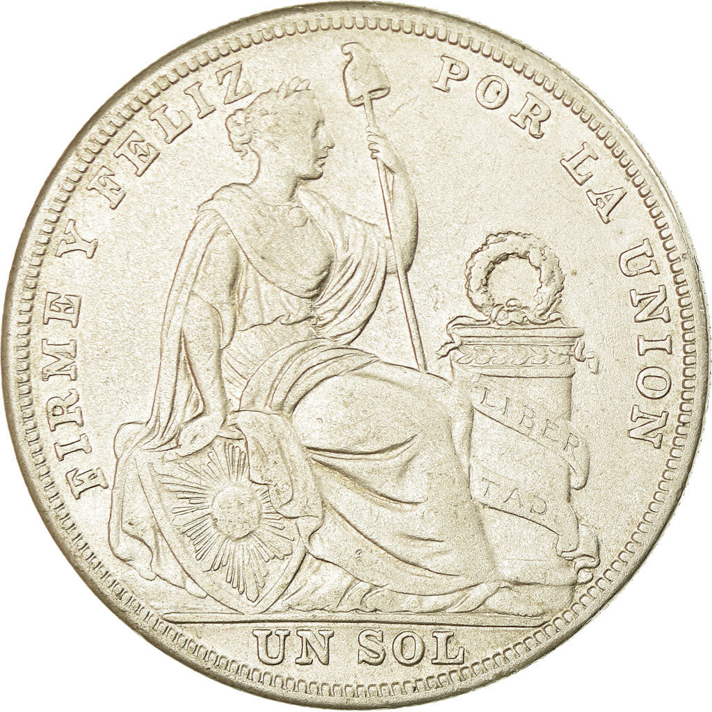 Münze, Peru, Sol, 1926, Philadelphia, SS, Silber, KM:218.1