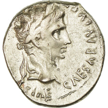 Moneta, Augustus, Denarius, Lyon - Lugdunum, BB+, Argento, RIC:207