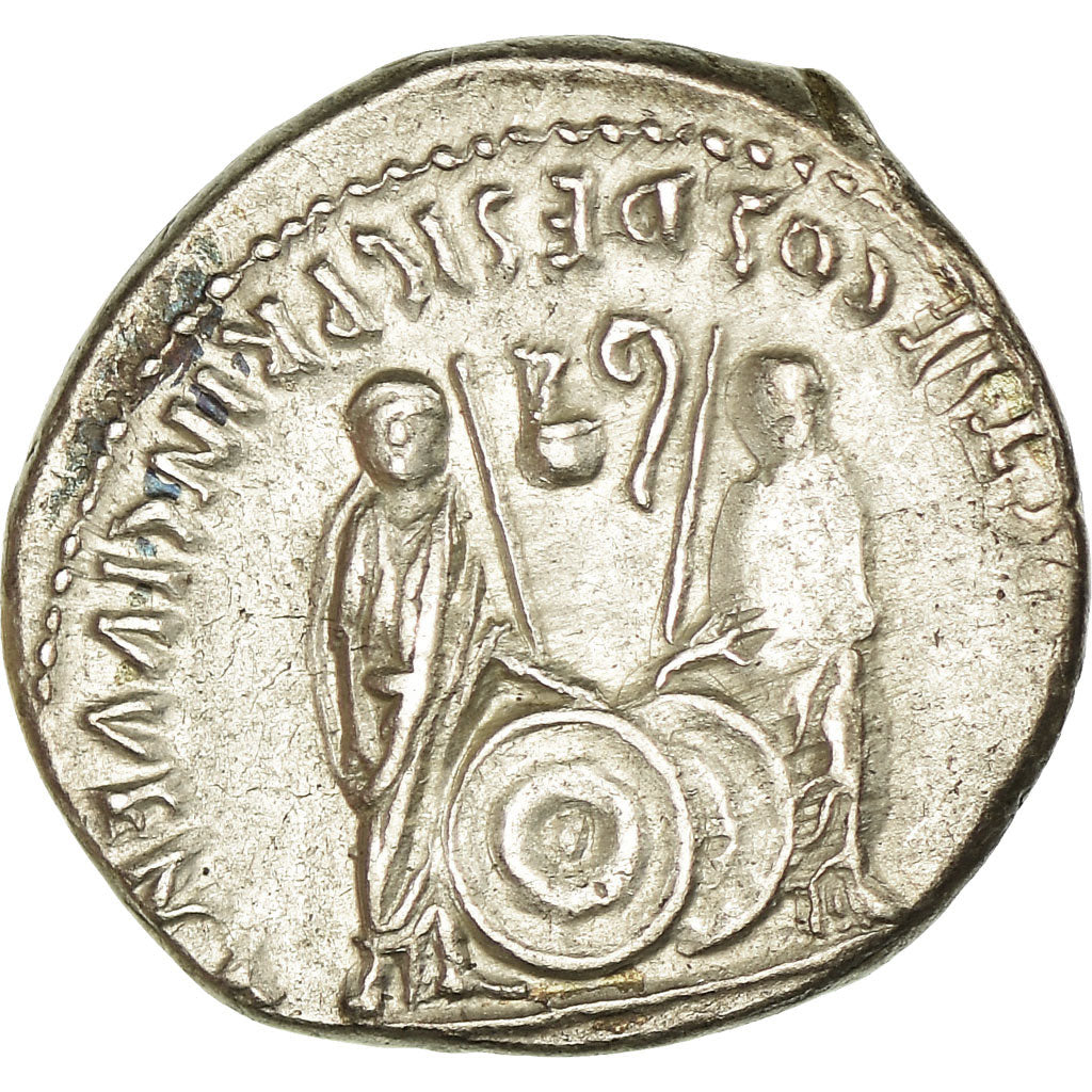 Moneta, Augustus, Denarius, Lyon - Lugdunum, BB+, Argento, RIC:207