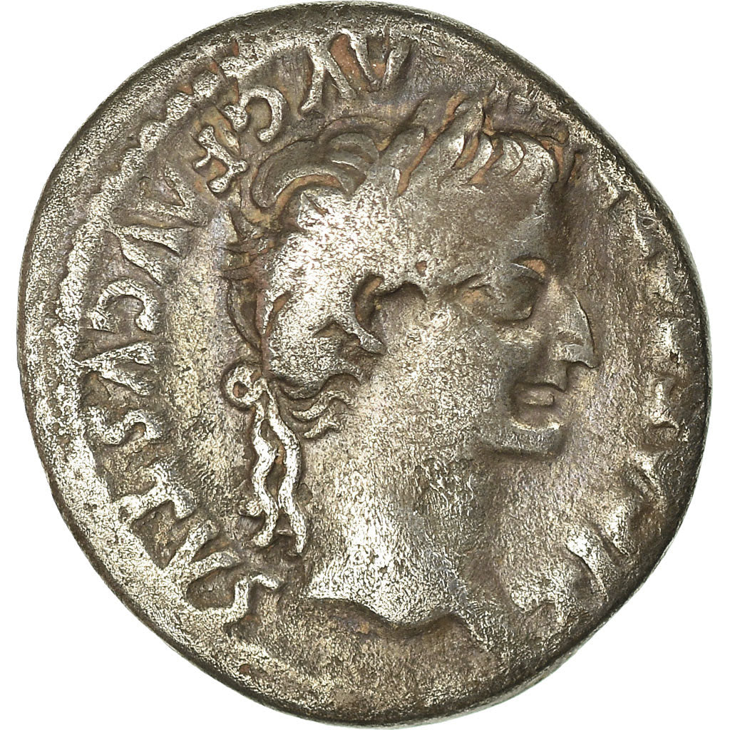 Moneta, Tiberius, Denarius, Lyon - Lugdunum, MB+, Argento, RIC:30