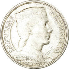 Münze, Latvia, 5 Lati, 1931, SS, Silber, KM:9