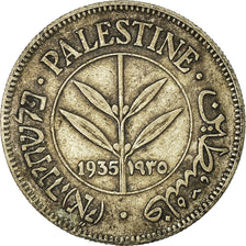 Münze, Palästina, 50 Mils, 1935, SS+, Silber, KM:6