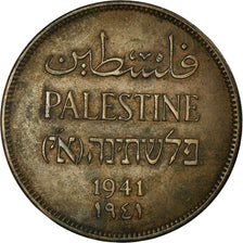 Moneta, Palestina, 2 Mils, 1941, SPL-, Bronzo, KM:2