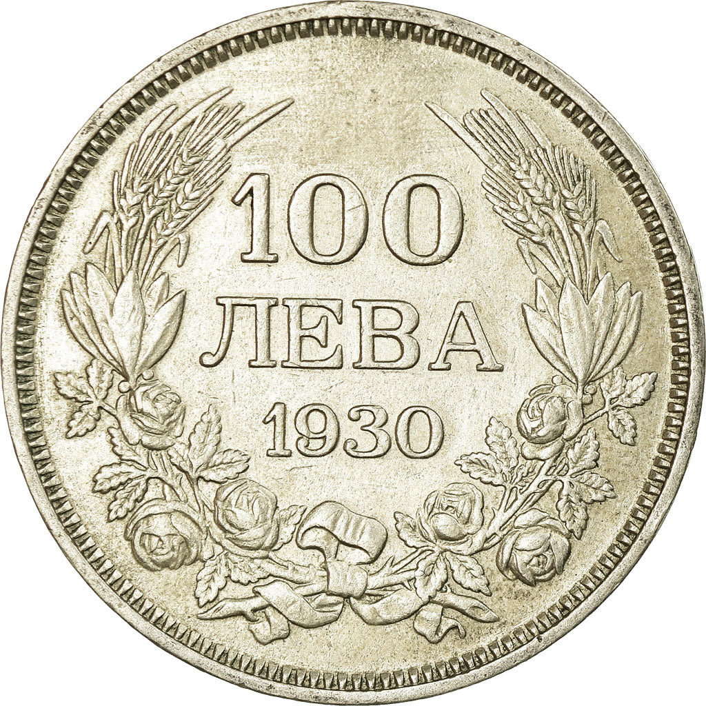 Coin, Bulgaria, 100 Leva, 1930, Budapest, Hungary, AU(55-58), Silver, KM:43