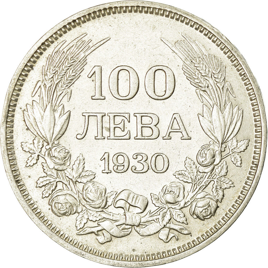 Coin, Bulgaria, 100 Leva, 1930, Budapest, Hungary, AU(55-58), Silver, KM:43