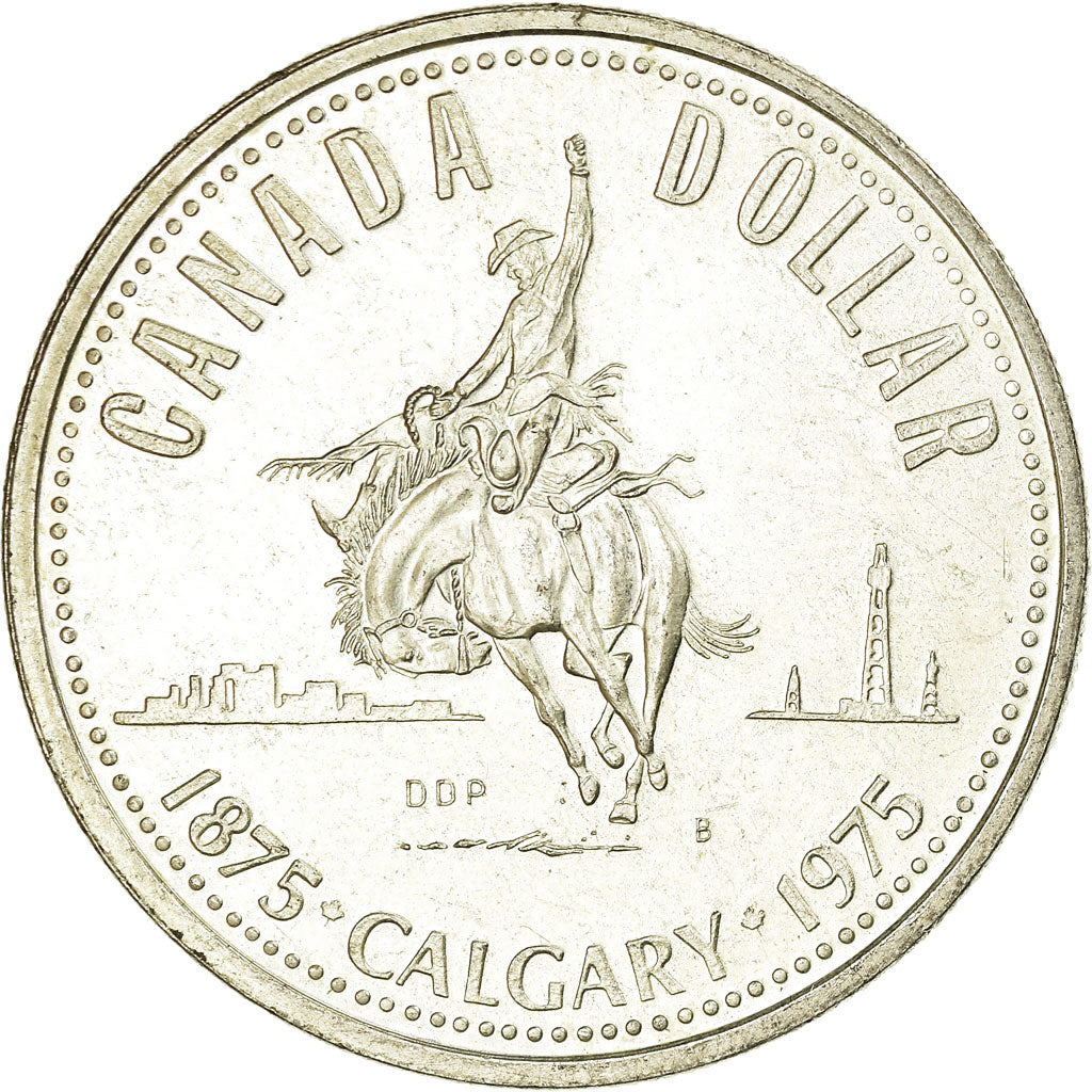 Coin, Canada, Elizabeth II, Dollar, 1975, Royal Canadian Mint, Ottawa