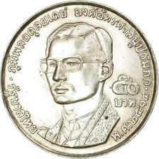 Coin, Thailand, Rama IX, 50 Baht, 1971, MS(64), Silver, KM:95