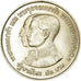 Coin, Thailand, Rama IX, 50 Baht, 1974, MS(63), Silver, KM:101