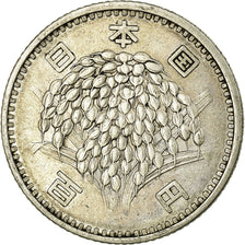 Japan, Hirohito, 100 Yen, 1959, AU(50-53), Silver, KM:78