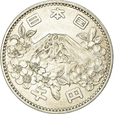 Munten, Japan, Hirohito, 1000 Yen, 1964, Tokyo, ZF, Zilver, KM:80