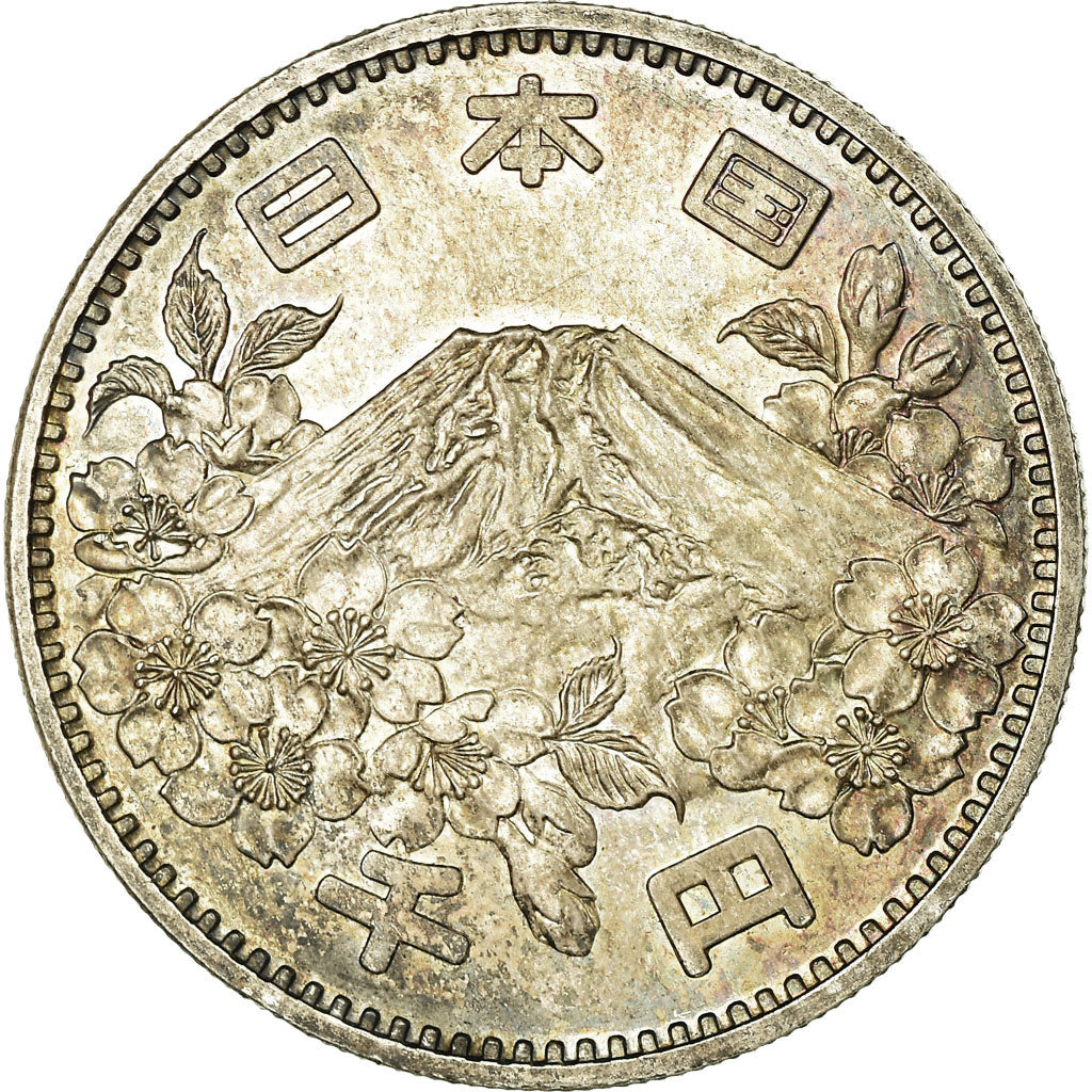 Monnaie, Japon, Hirohito, 1000 Yen, 1964, Tokyo, TTB+, Argent, KM:80