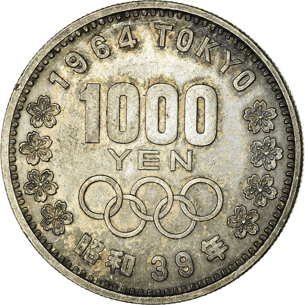 Monnaie, Japon, Hirohito, 1000 Yen, 1964, Tokyo, TTB+, Argent, KM:80