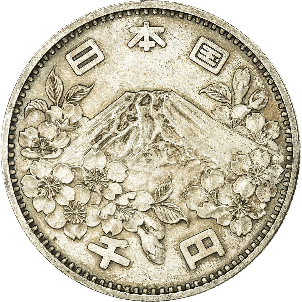 Coin, Japan, Hirohito, 1000 Yen, 1964, Tokyo, AU(50-53), Silver, KM:80