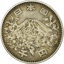 Moneta, Japonia, Hirohito, 1000 Yen, 1964, Tokyo, AU(50-53), Srebro, KM:80